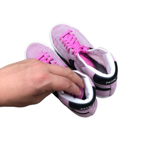 RARE 2013 Nike Blazer Mid High Top 'Curved Pink' Size 6.5 - Picture 8 of 16